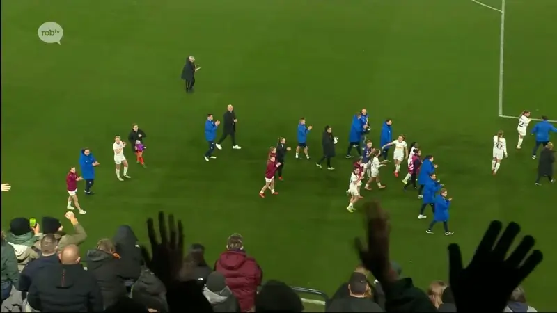 OH Leuven Women schrijft geschiedenis en stoot door in Champions League ondanks nederlaag tegen Arsenal (0-3): "Dit staat helemaal bovenaan"