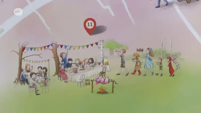 Zuurbemde heeft eigen kaart met legendes en verhalen uit het dorp: "Huisbezoek gedaan bij alle inwoners"