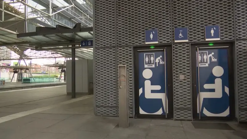 Toiletten station Leuven onvoldoende toegankelijk voor rolstoelgebruikers