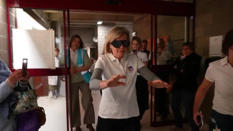 Ludieke race van Séverine Vermeire en Gert Van Assche brengt meer dan 3.000 euro op voor goede doel