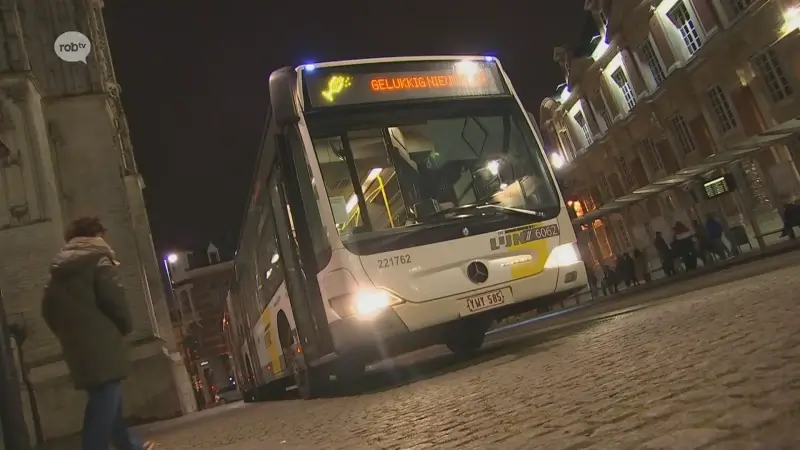 De Lijn-feestbussen rijden tot 7 u. 's ochtends van en naar Leuven op Nieuwjaarsdag