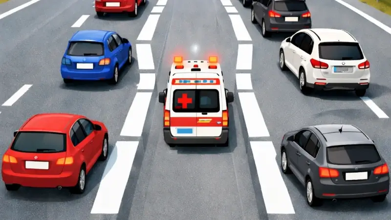 Helft van Vlamingen weet niet hoe en wanneer een reddingsstrook te vormen: verkeersinstituut VIAS doet opvallende oproep