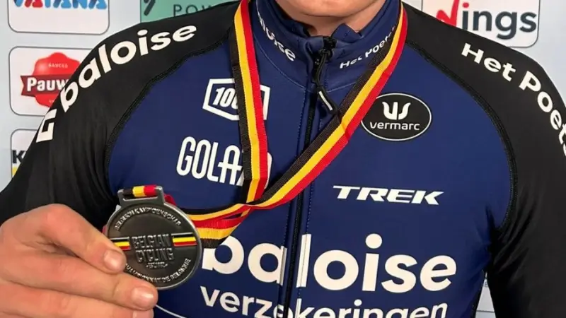 Mats Vanden Eynde gelukkig na zilver op BK bij beloften: "Tevreden dat ik iedereen kan laten zien tot wat ik in staat ben"