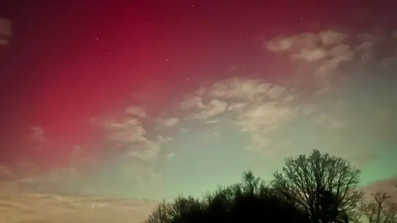 BEKIJK: Noorderlicht op meerdere plekken in onze regio te zien