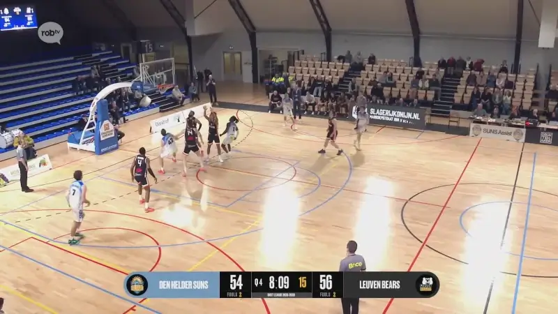 Leuven Bears profiteren niet van misstapjes concurrenten en gaan verrassend onderuit in Den Helder (71-66)