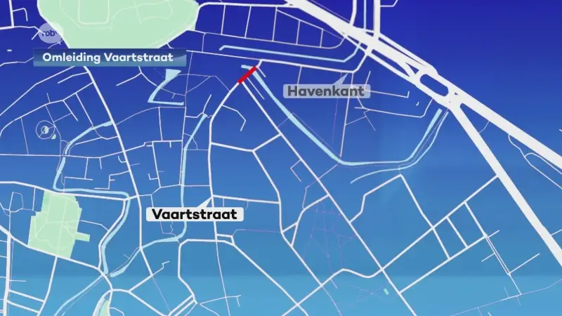 Werken aan kruispunt Vaartstraat, Havenkant in Leuven zijn gestart: ook verkeerssituatie verandert