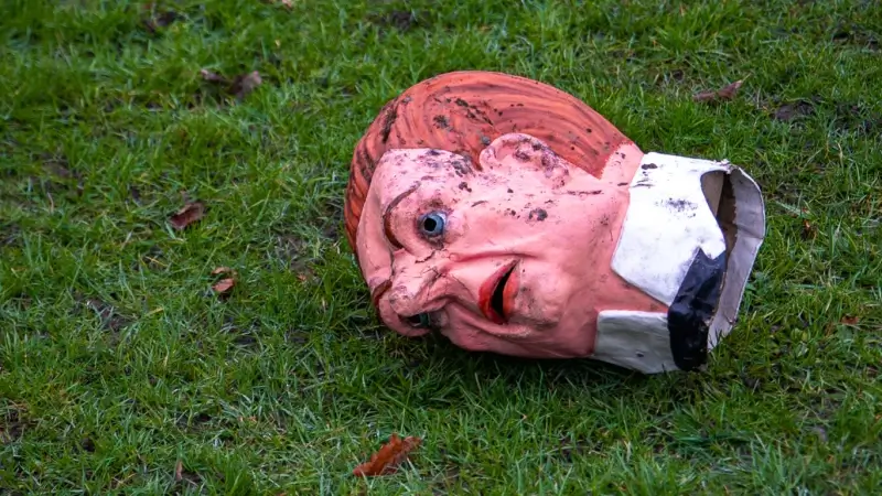 100-jaar oude hoofd van historische reus in Tildonk gevandaliseerd: "Hebben er ook voetbal mee gespeeld"