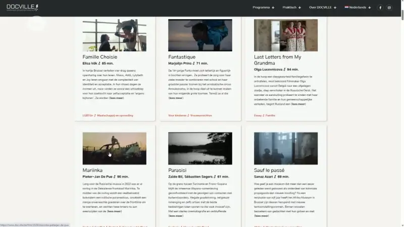 22e editie documentaire festival Docville vindt van 18 tot 26 maart plaats in Leuven