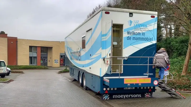 Mammobiel op verschillende plaatsen in Holsbeek