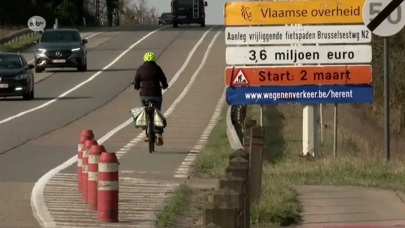 Werken aan Brusselsesteenweg in Herent vanaf 2 maart
