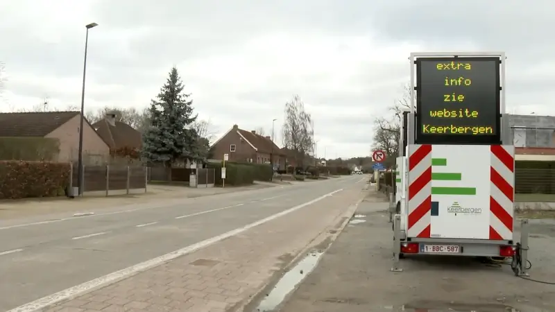 Putsebaan in Keerbergen vanaf 16 maart afgesloten door werken: "1,8 kilometer vrijliggende fietspaden aanleggen" 
