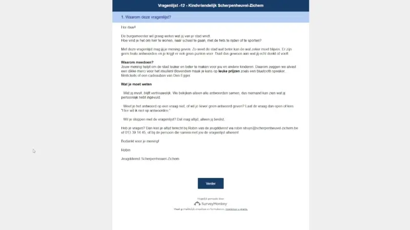 Scherpenheuvel-Zichem lanceert bevraging over kinder- en jeugdbeleid