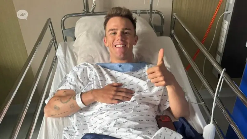 Thibau Nys staat meer dan 3 weken aan de kant na operatie aan linkerknie