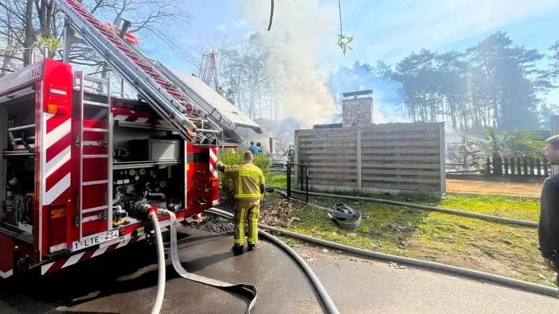 Grote brand in alleenstaande woning in Boswachterlaan in Tremelo: "Rookpluim tot ver te zien'