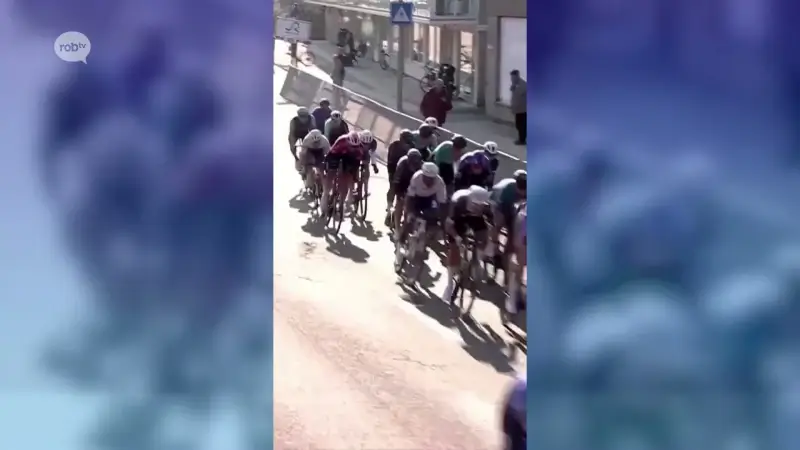 Simon Dehairs pakt ei zo na GP Monseré, maar Dylan Groenewegen snelt hem nog voorbij