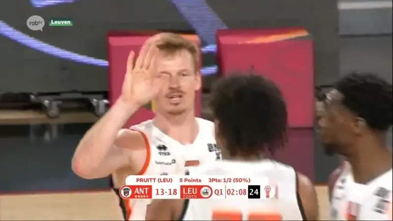 Ondanks sterke wedstrijd verliezen Leuven Bears bekerfinale van Antwerp Giants (80-72)