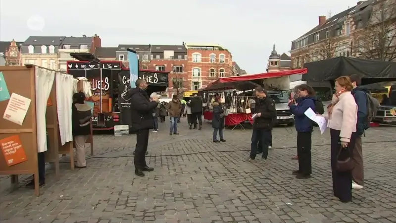 Cd&v lanceert grote burgerbevraging op markt in Leuven: "Mensen doen nadenken over de toekomst"