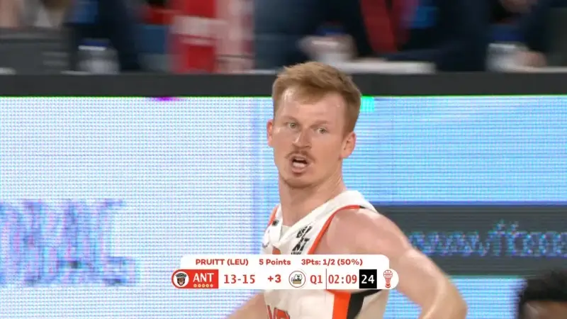 Amerikaanse spelverdeler Will Pruitt van Leuven Bears 3 maanden buiten strijd door schouderblessure