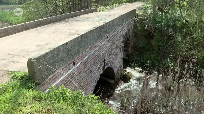 Restauratie dubbele boogbrug over Laar langs Werchtersesteenweg in Betekom klaar