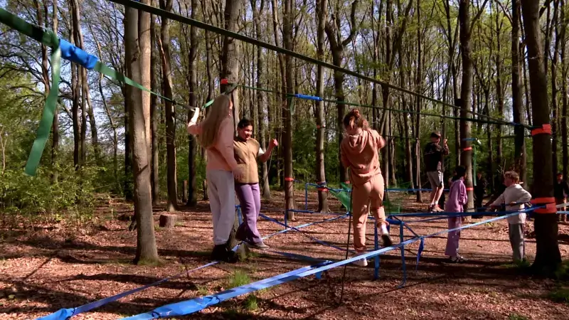 Speelbos ApeNest is nieuwe troef voor provinciedomein het Vinne: "Leuker dan gewone speeltuinen"