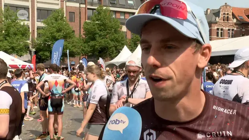 Fien Peusens en Joran Driesen winnaars van City Triatlon in Leuven: "Leuk om voor eigen publiek te racen"