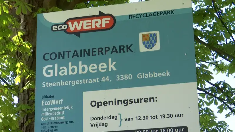 Vernieuwde recyclagepark in Glabbeek opent morgen de deuren