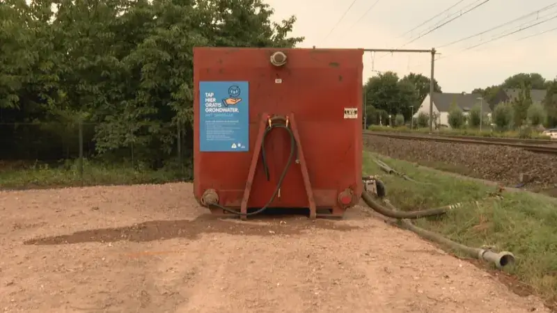 Provincie stelt opgepompt grondwater gratis ter beschikking in Wilsele: "We willen water teruggeven aan de mensen die het nodig hebben"