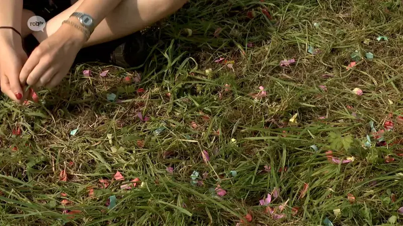 Opkuis festivalcamping verloopt vlotter dan vorige jaren: "Met het droge weer laten mensen minder spullen achter"