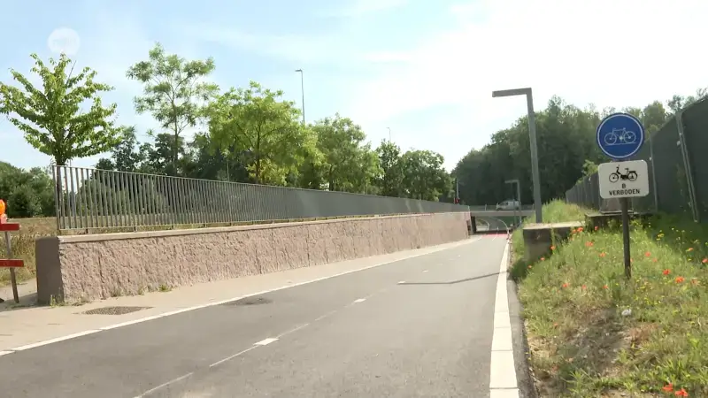 Fiets- en voetgangerstunnel aan Celestijnenlaan in Leuven is klaar