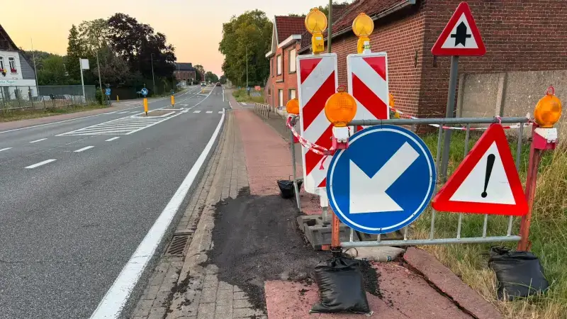 Glabbeek stelt Agentschap Wegen en Verkeer in gebreke voor de herstelling van het fietspad op de steenweg N29