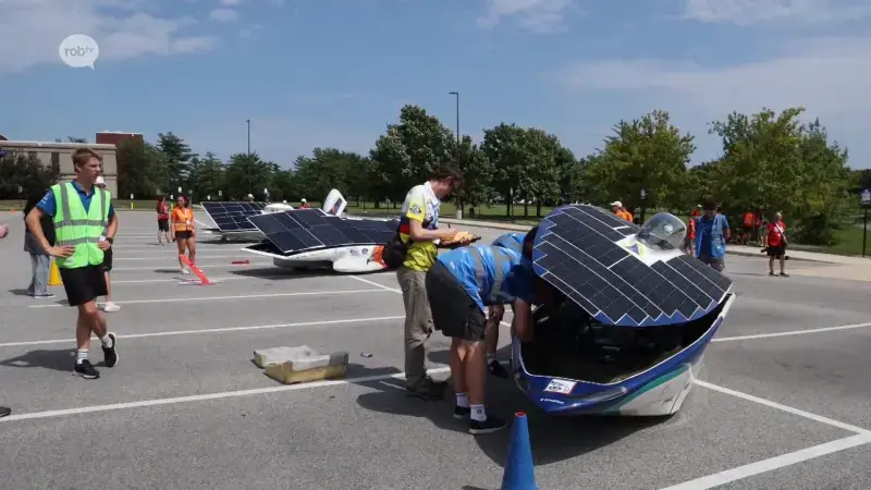 Innoptus Solar Team van de KU Leuven blijft op 2de plaats, maar ziet achterstand op koploper oplopen: "Alles is nog mogelijk"