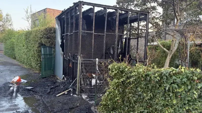 Twee tuinhuizen uitgebrand in Wilsele: "Oorzaak is niet duidelijk, kwaad opzet uitgesloten"