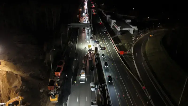 Rechterrijstrook van E40 in Bertem richting Tienen vanaf maandag 3 weken afgesloten voor snoeiwerken