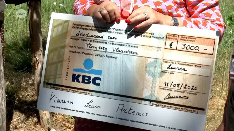 Hoofdafbeelding voor artikel Kiwanis Leuven Artemis schenkt…