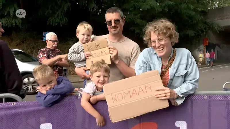 Wielerfans verzamelen op Wijnpers in Leuven: "Zien ze langs ons huis rijden"
