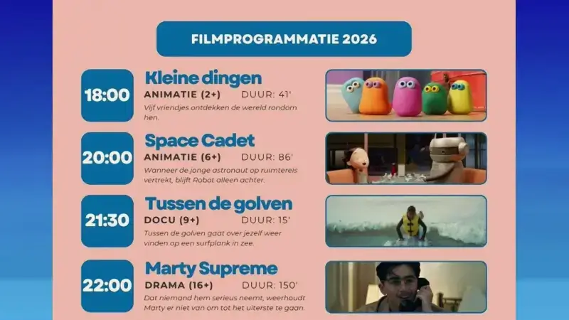 Gratis filmfestival Buitenbeeld vindt vrijdag plaats in Tervuren: "2 schermen, 4 films, en kinderanimatie aanwezig"