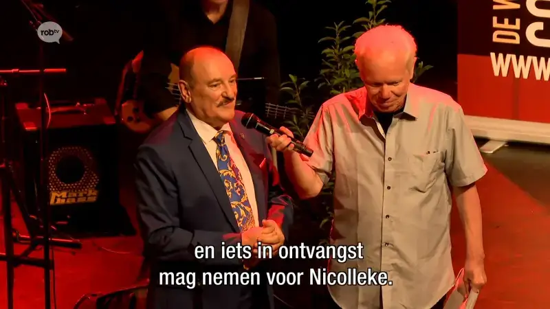 Sam Gooris ontvangt een Golden Lifetime Award in ontvangst in Aarschot, Hugo neemt de Postume Award voor Nicole mee naar huis: "Dat betekent ontzettend veel"