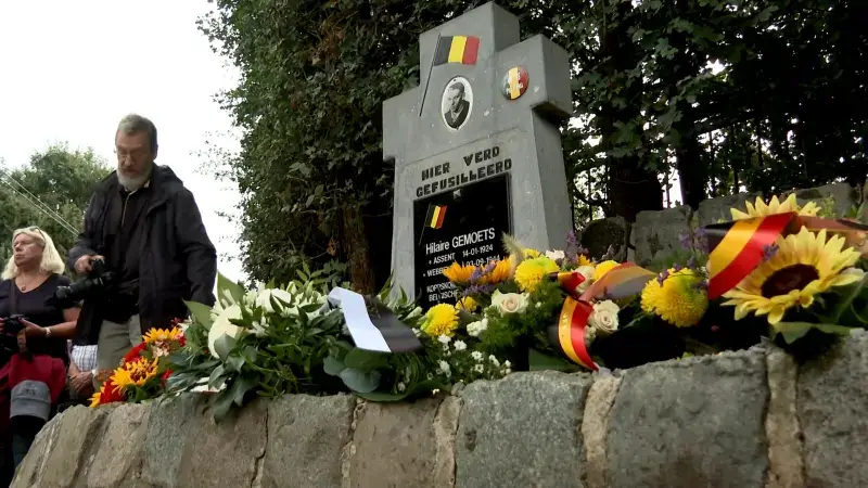 Vaderlandslievende Vereniging herdenkt Hillaire Gemoets in Webbekom: "Hij heeft zijn eigen graf gegraven en is dan neergeschoten"
