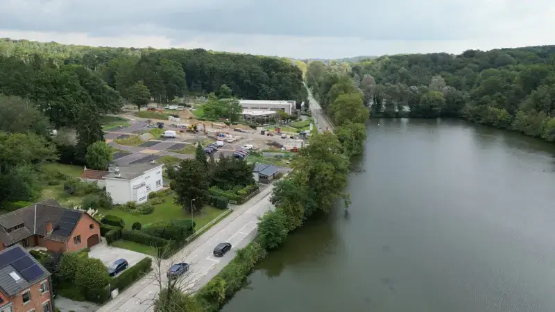 Infomoment over werken aan noordsite Zoetwaterpark in Oud-Heverlee in zaal De Roosenberg
