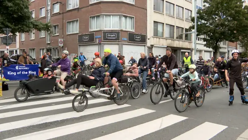 Leuvense binnenstad zondag autovrij, fietsers rijden over binnenring: "Ook Sportesplanade op Bondgenotenlaan om te sporten"