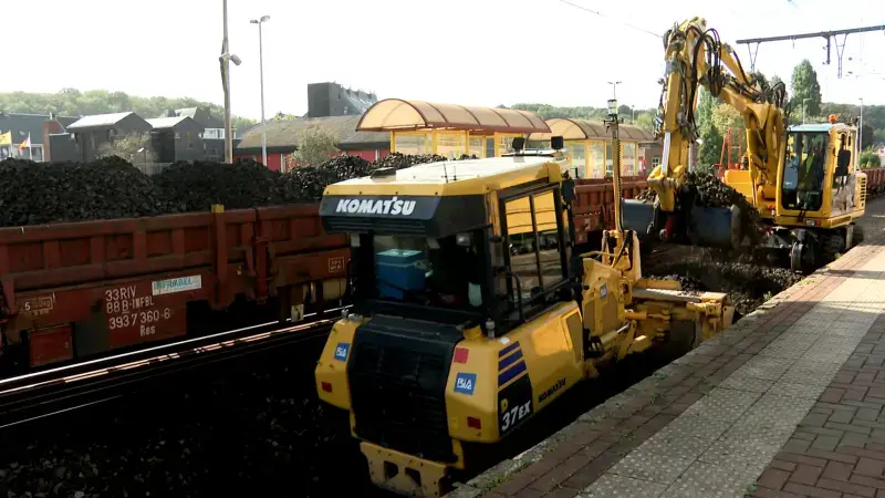 Infrabel werkt ook de komende vier weekends aan de spoorinfrastructuur in het station van Aarschot