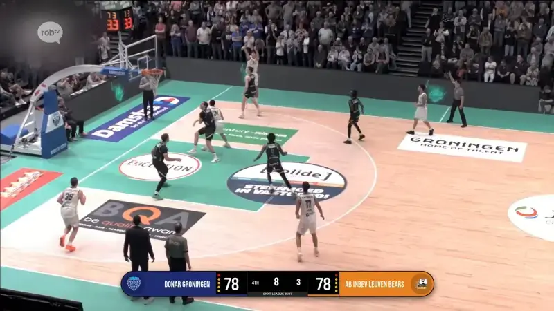 Ongezien: buzzer beater vanop eigen helft (!) nekt Leuven Bears in Nederland