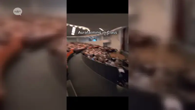 Filmpje in aula van KU Leuven gaat viraal op sociale media