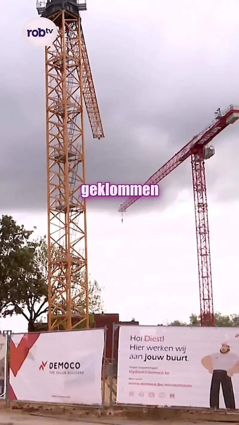 Naakte man in Diest