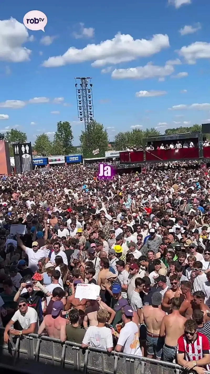 Luna & Lenthe Stevens op Rock Werchter