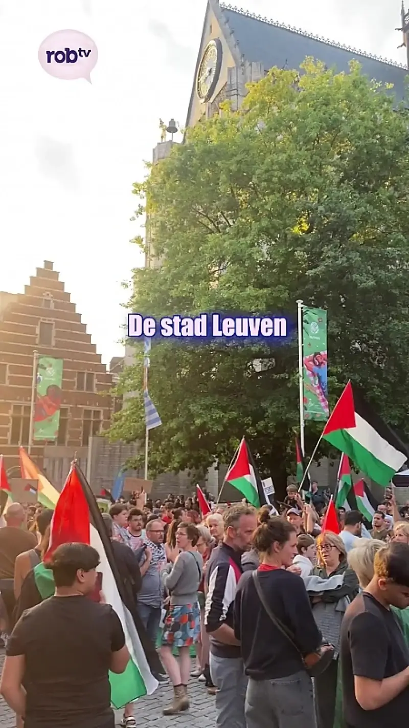 Leuven staat stil bij geweld in Gaza