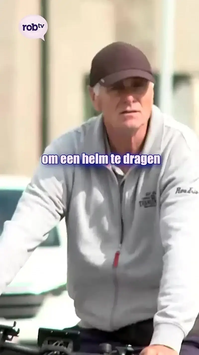 Helm voor fietsers!