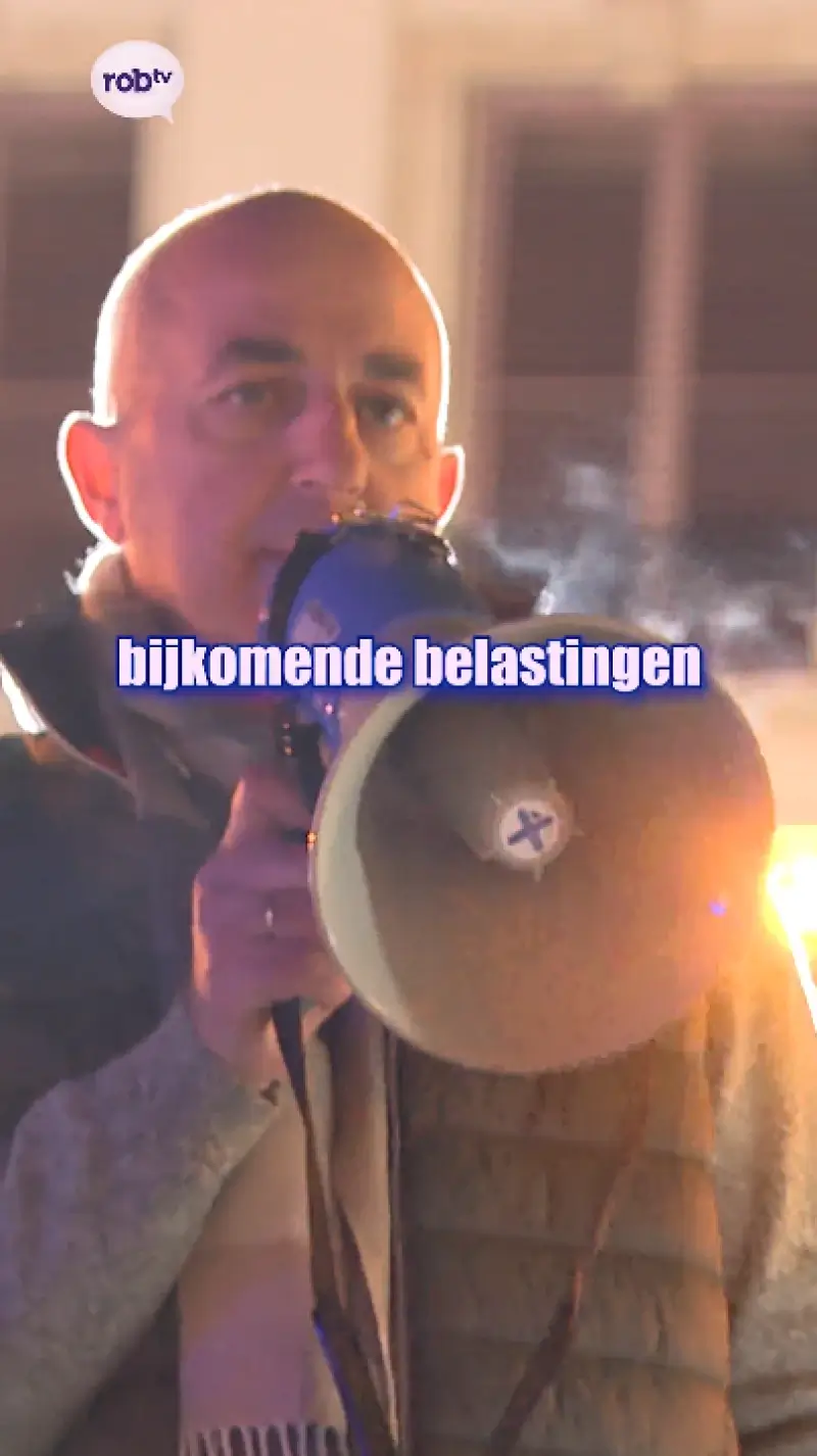 Landbouwers protesteren in Tienen