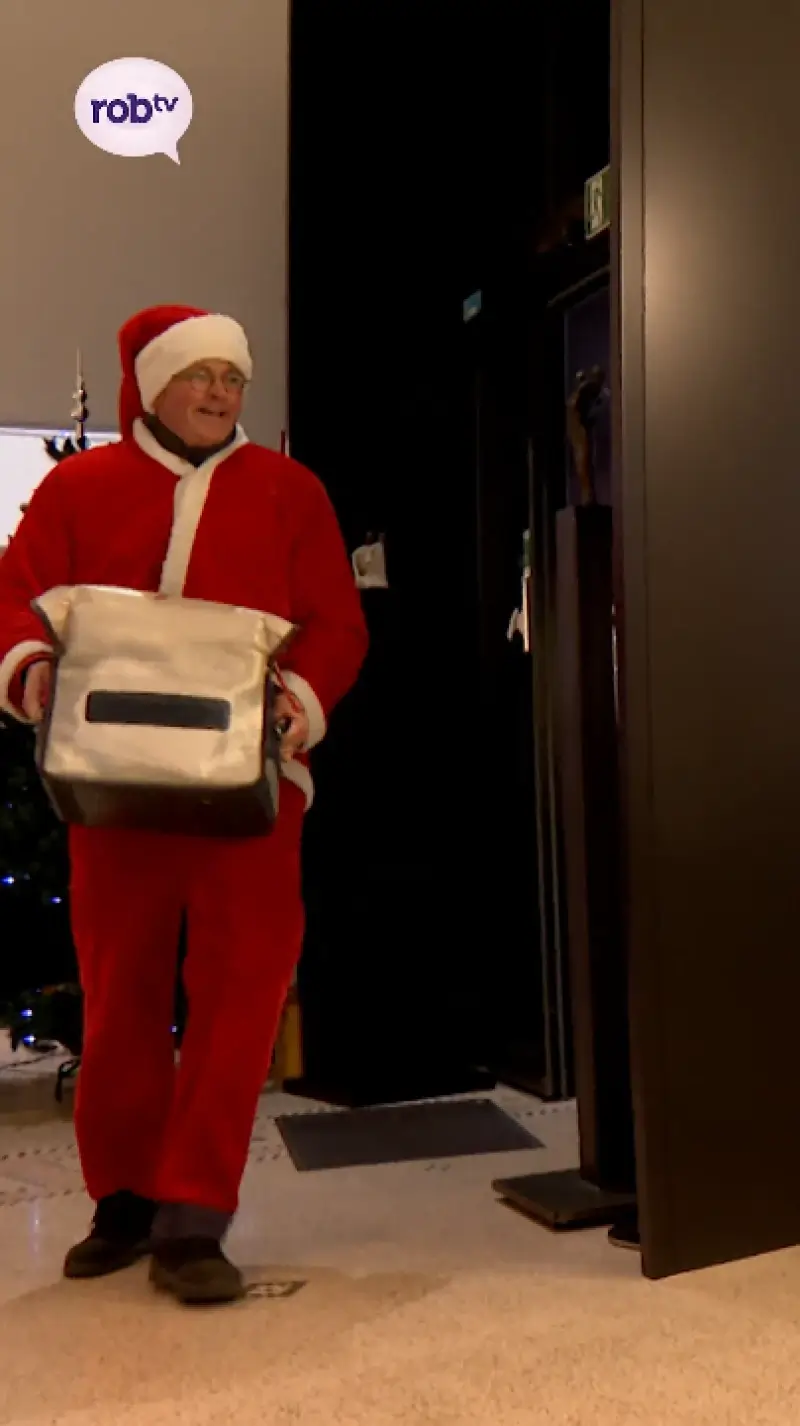 Kerstman postbode in Tienen