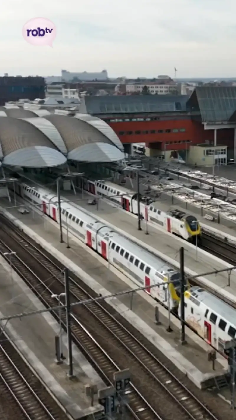 Grote politieactie in station van Leuven.